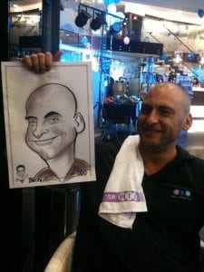 קריקטורות לאירועים של מג'יק בן הקריקטוריסט - צייר קריקטורות מקצועי