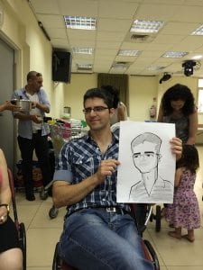 קריקטורות לבר מצווה של מג'יק בן הקריקטוריסט - צייר קריקטורות לאירועים