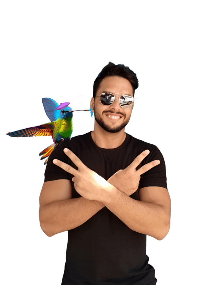 מג'יק בן לוגו עם ציפור
